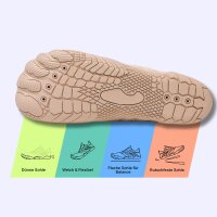 DOTALES - BalanceStep Barfußschuhe Beige 38