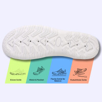 DOTALES - MonoStep Barfußschuhe Weiss 42