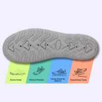 DOTALES - MonoStep Barfu&szlig;schuhe Grau 43