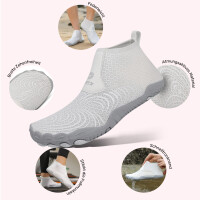 DOTALES - GripStep Barfußschuhe Grau 42