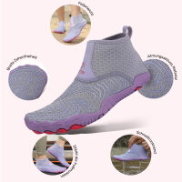 DOTALES - GripStep Barfu&szlig;schuhe Lila 39