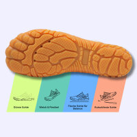 DOTALES - SlipStep Barfu&szlig;schuhe Beige 40