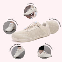 DOTALES - CityStep Barfußschuhe Beige 43
